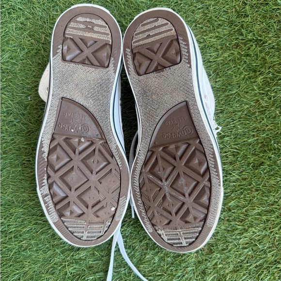 Converse Chuck Taylor Platform White High Top Sneakers | Women’s 8 / Men’s 6 - Picture 9 of 10